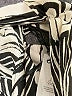 Zara Print Ivory Long Sleeve Blouse Size M - photo 7