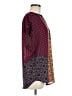 Daniel Rainn 100% Polyester Burgundy Short Sleeve Blouse Size M - photo 4
