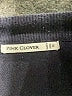 Pink Clover Black Long Sleeve Top Size M - photo 7