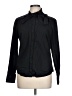 Nine West 100% Cotton Black Long Sleeve Blouse Size L - photo 1