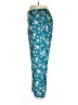 Sky Floral Teal Casual Pants Size XL - photo 5