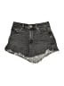 Paige Gray Denim Shorts Size 23 waist - photo 1