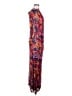 FARM Rio for Anthropologie 100% Polyester Print Burgundy Pink Casual Dress Size M - photo 4
