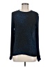 Hobbs London 100% Polyester Polka Dots Blue Long Sleeve Blouse Size 6 - photo 1