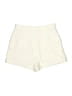 Balmain 100% Cotton Solid Ivory Shorts Size EU (FR) 40 / US 8 - photo 2