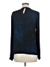 Hobbs London 100% Polyester Polka Dots Blue Long Sleeve Blouse Size 6 - photo 2