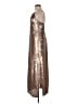 Forever 21 100% Polyester Metallic Silver Cocktail Dress Size M - photo 5