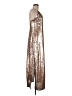 Forever 21 100% Polyester Metallic Silver Cocktail Dress Size M - photo 4