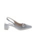 Badgley Mischka Silver Heels Size 6 - photo 1