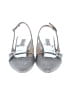 Badgley Mischka Silver Heels Size 6 - photo 2