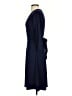 Leota Solid Blue Casual Dress Size S - photo 5