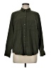 Old Navy Solid Green Long Sleeve Button-Down Shirt Size M - photo 1