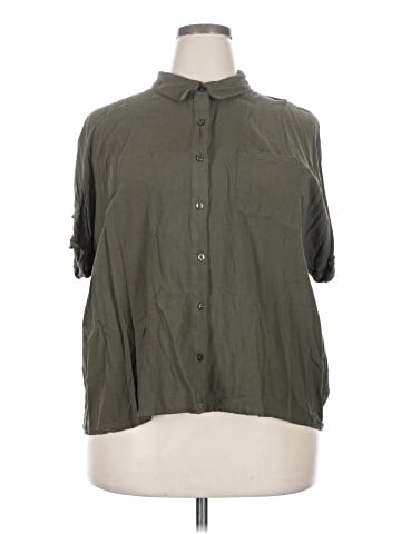 LTS Basics 3/4 Sleeve Button-Down Shirt (view 1)