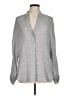 Vince. 100% Silk Gray Long Sleeve Silk Top Size M - photo 1