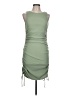 Lulus Solid Green Cocktail Dress Size L - photo 1