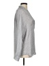 Vince. 100% Silk Gray Long Sleeve Silk Top Size M - photo 4