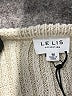 Le Lis 100% Acrylic Ivory Tan Pullover Sweater Size M - photo 7