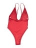 Unbranded Solid Red One Piece Swimsuit Size M - photo 2