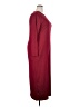 Unbranded Solid Burgundy Casual Dress Size 4X - photo 4