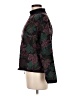 Marisa Christina Floral Black Turtleneck Sweater Size M - photo 5