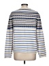 J.Crew 100% Wool Stripes Blue Wool Pullover Sweater Size L - photo 2