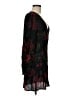 Leith 100% Rayon Floral Black Cocktail Dress Size M - photo 4