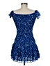 Zara Stars Blue Cocktail Dress Size M - photo 2