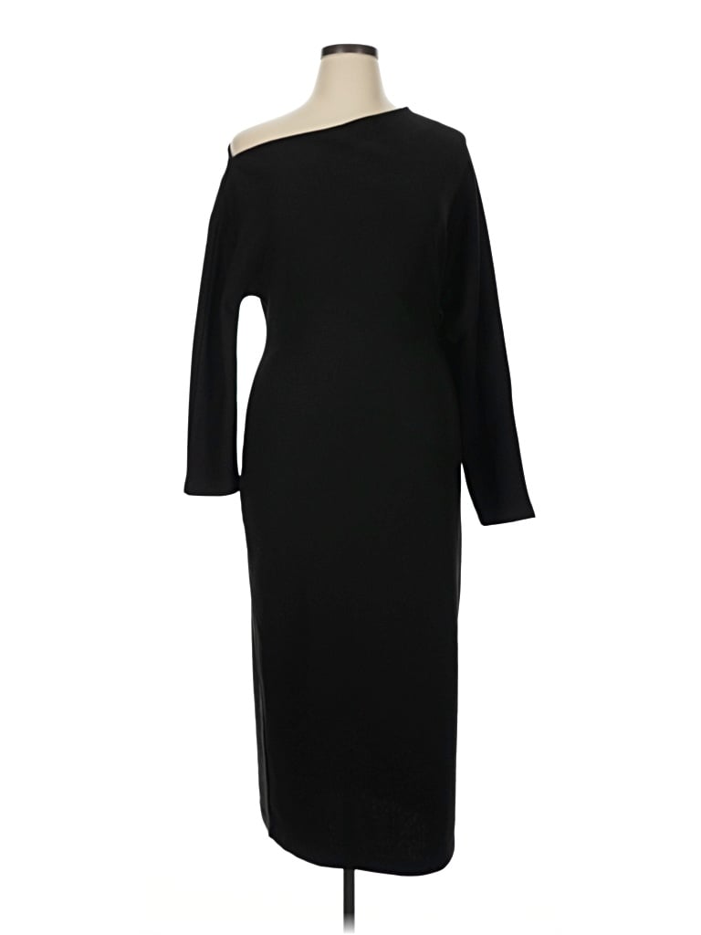 Pre-owned Zara Cocktail Dress In Black