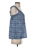Red Camel 100% Cotton Blue Sleeveless Blouse Size S - photo 4