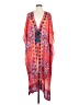Bindya 100% Modal Orange Poncho One size - photo 1