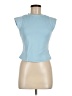 Shein Blue Sleeveless T-Shirt Size 6 - photo 1