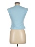 Shein Blue Sleeveless T-Shirt Size 6 - photo 2