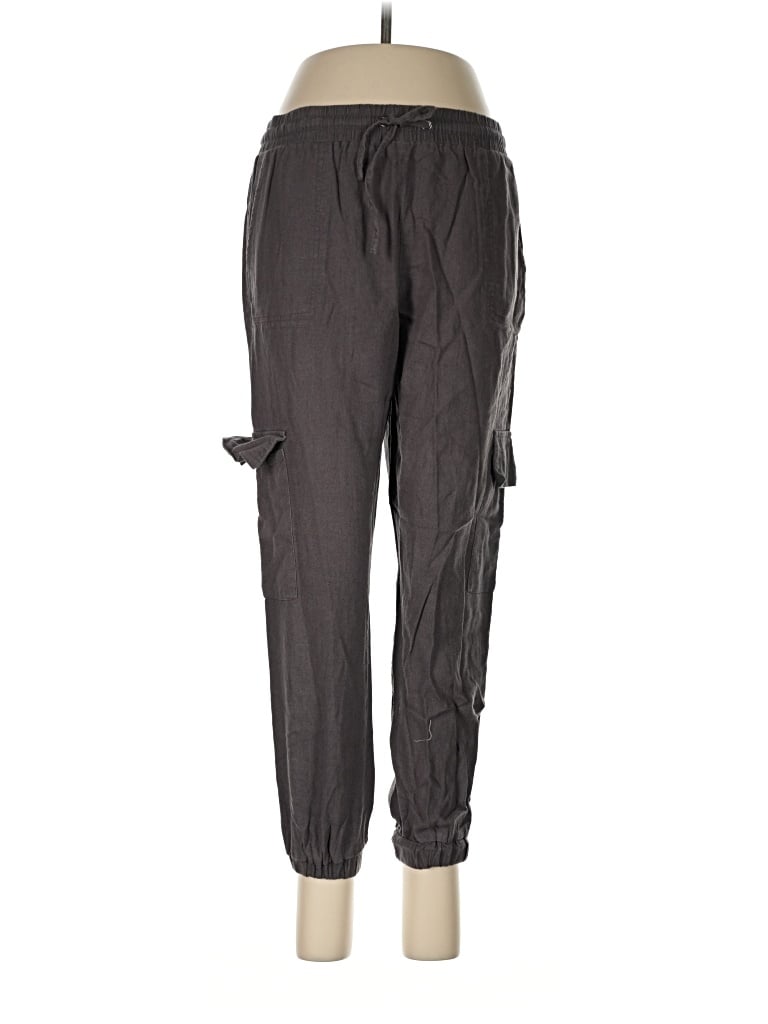 Pre-owned Jules & Leopold Linen Pants In Gray