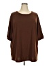 Unbranded Brown 3/4 Sleeve T-Shirt Size 3XL - photo 1