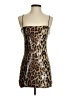 Forever 21 Animal Print Brown Cocktail Dress Size S - photo 1