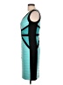 Cache Color Block Teal Cocktail Dress Size 10 - photo 5