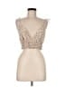 Sim & Sam Tan Sleeveless Blouse Size M - photo 1