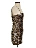 Forever 21 Animal Print Brown Cocktail Dress Size S - photo 4