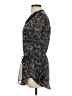 Heartloom 100% Silk Animal Print Black Long Sleeve Silk Top Size S - photo 5