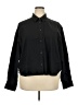 Gap 100% Cotton Solid Black Long Sleeve Button-Down Shirt Size XXL - photo 1