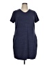 32 Degrees Solid Blue Casual Dress Size XL - photo 1