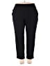 Torrid Solid Black Casual Pants Size 3X Tall (3) - photo 1