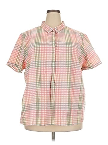 L.L.Bean Short Sleeve Button-Down Shirt (view 1)