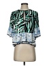BCBGMAXAZRIA 100% Polyester Teal 3/4 Sleeve Blouse Size XXS - photo 1