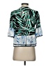 BCBGMAXAZRIA 100% Polyester Teal 3/4 Sleeve Blouse Size XXS - photo 2