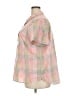 L.L.Bean 100% Cotton Checkered-gingham Pink Short Sleeve Button-Down Shirt Size 3X - photo 5