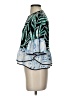 BCBGMAXAZRIA 100% Polyester Teal 3/4 Sleeve Blouse Size XXS - photo 5