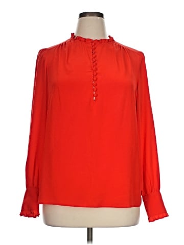 Boden Long Sleeve Silk Top (view 1)