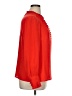 Boden 100% Silk Red Long Sleeve Silk Top Size 14 - photo 4