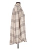 Pilcro Checkered-gingham Tan Ivory Long Sleeve Button-Down Shirt Size M - photo 4